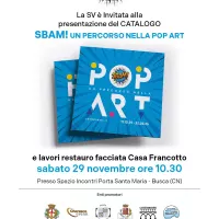 Presentazione catalogo mostra SBAM! e restauro facciata di Casa Francotto